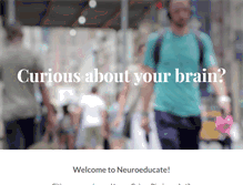 Tablet Screenshot of neuroeducate.com